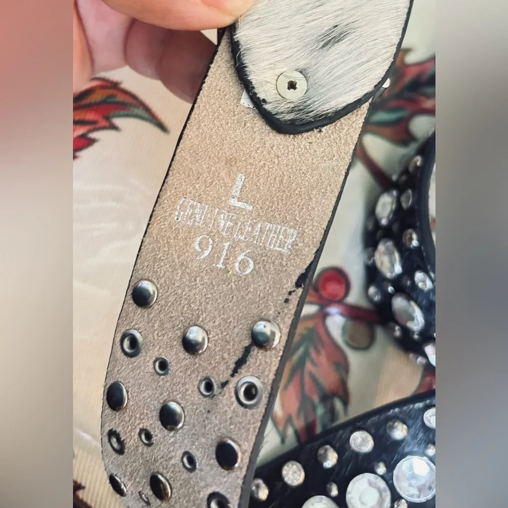 BHW Western Cowgirl Bling Belt